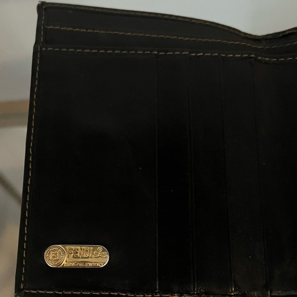 Fendi Vintage Pequin Stripe Bi-Fold Wallet - Picture 9 of 9